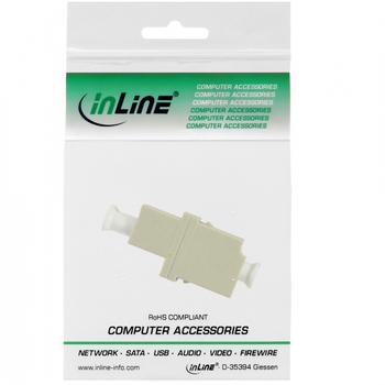 INLINE Adapter swiatlowodowy,  Duplex LC/LC, zenski, MultiMode (89989L) (89989L)