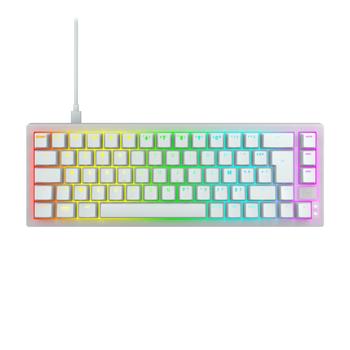 CHERRY XTRFY K5V2 65 PERCENT KEYBOARD CORDED WHITE FR LAYOUT PERP (CX-K5V2-RGB-CPT-TPWHITE-R-FRA)