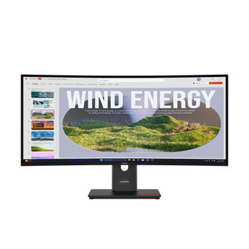 LENOVO T34WD-40 34IN 3440X1440 21:9 3000:1 4MS CURVED VA 120HZ USB-C DOCKING 96W MIRROR POWER BUTTON EPEAT GOLD TCO10 (64AEGAT1EU)