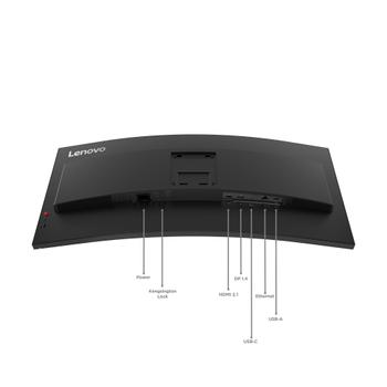 LENOVO ThinkVision T34WD-40 34inch 3440x1440 Curved VA 120Hz USB-C docking 96W Mirror power button Epeat Gold TCO10 (64AEGAT1EU)