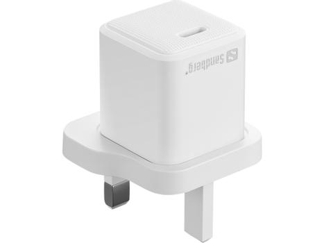 SANDBERG USB-C AC 20W Charger UK + Lightning 1M (441-64)