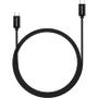 A-DATA ADATA USB 2.0 USB Type-C kabel 1m Sort (CACC-100PN-BK)