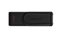 KINGSTON 64GB Portable USB 3.2 Gen 1 DataTraveler Exodia S Black/Black