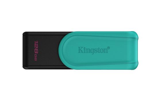 KINGSTON 128GB DT EXODIA S PORTABLE USB 3.2 GEN 1 (BLACK/ TURQUOISE) MEM (DTXS/128GB)