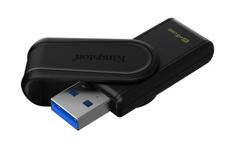 KINGSTON 64GB DataTraveler Exodia S USB 3.2, Gen 1, Black/ Black (DTXS/64GB)