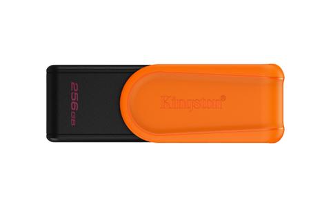 KINGSTON 256GB Portable USB 3.2 Gen 1 DataTraveler Exodia S Black/ Orange (DTXS/256GB)