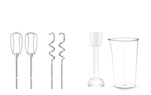 TEFAL PrepMix HT461138 Håndmixer Turbofunktion Snehvid (HT461138)