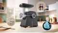 BOSCH MFW43400 Köttkvarn (svart) Serie 4, Köttkvarn,  MultiPower Series 4, 1900 W (MFWS430B)