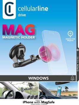 CELLULAR LINE CL Magsafe In-Car Holder Suction Black (MAGSFHOLDERWINDK)