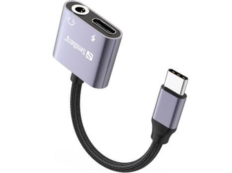 SANDBERG USB-C Audio Adapter PD65W (136-67)
