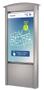 PEERLESS Smart City Kiosk 55" Xtreme? High Bright Outdoor Display, Silver