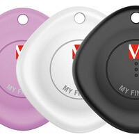 VERBATIM MYF-03 My Finder Bluetooth Item Finder 3 pack BLA/ WHI/ PUR (32132)