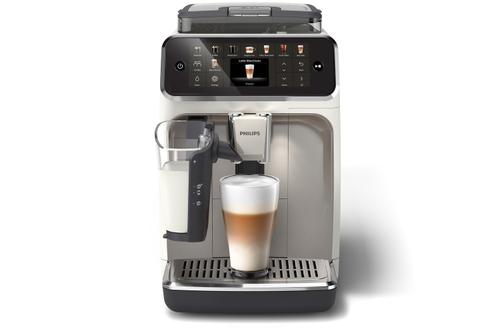PHILIPS 5500 series EP5543 Automatisk kaffemaskine Hvid/krom (EP5543/90)