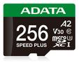 A-DATA microSD  256GB Speed Plus UHS-I (UD256GUI3V30A2SP-RA1)