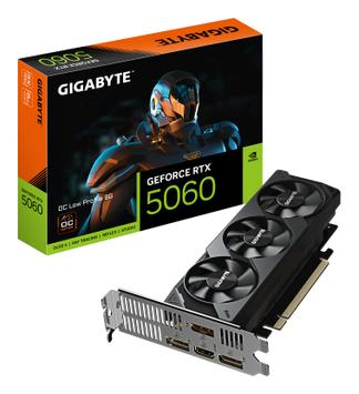 Gigabyte GeForce RTX 5060 OC Low Profile Skjermkort,  PCI Express 5.0, 8GB GDDR7 (GV-N5060OC-8GL)