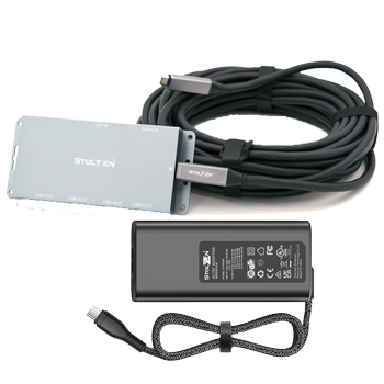 STOLTZEN HERA HuddleHub MiniPro65W+7, 5 m PD 65W , 7,5 m USB-C Host Kabel (BYOD67-HuddleHubMini)