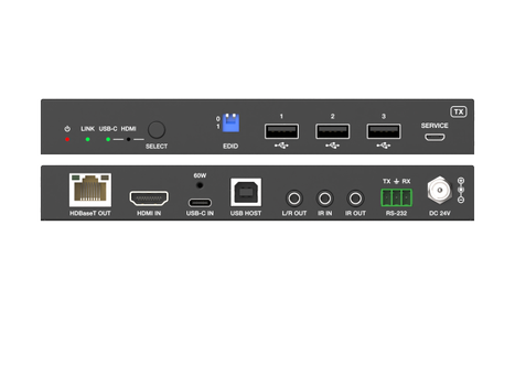 STOLTZEN SHE755 HDBaseT? Kit 18Gbps, HDMI/ USB-C,  HDBaseT 3.0, USB 2.0 (SHE755-Kit)