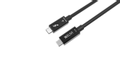 Elivi Thunderbolt 4 cable 0,5 m USB-C | 240W | 40Gbps | Black
