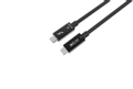 Elivi Thunderbolt 4 kabel 1 m 240W | 40Gbps | Svart