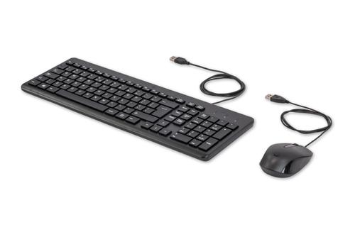 HP 100 Wired Mouse and Keyboar (240J7AA#ABB)