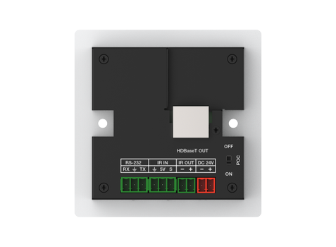 STOLTZEN SHE630WP HDBaseT? TX USB-C, HDMI/USB, Audio In, 86x86 (SHE630-WP-TX)