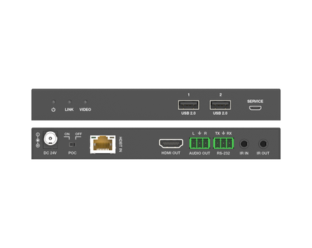 STOLTZEN SHE630 HDBaseT? Rx HDBT Reciever for SHE630WP Wallplate (SHE630-RX)