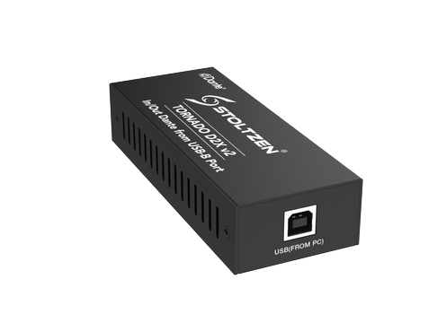 STOLTZEN Tornado Installer D2X Dante-USB In/Out Dante from USB-B Port w/PoE (TOR-DA-USB-v2)