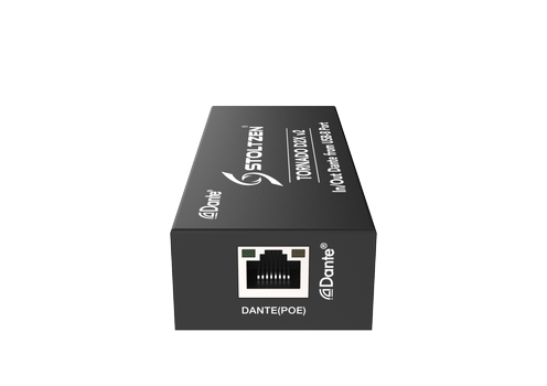 STOLTZEN Tornado Installer D2X Dante-USB In/Out Dante from USB-B Port w/PoE (TOR-DA-USB-v2)