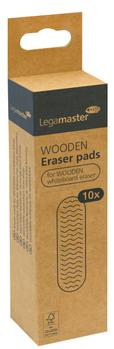 LEGAMASTER WOODEN eraser pad for WOODEN eraser 10pcs (7-120425)