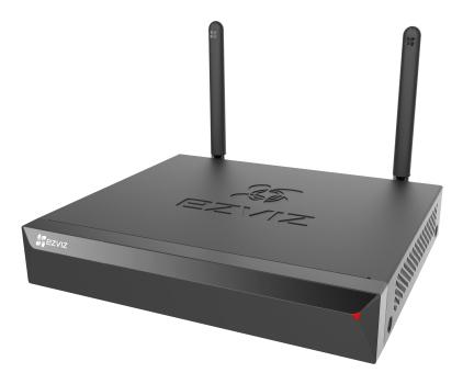 EZVIZ X5S Trådløs NVR med HDMI- og VGA-udgange. Trådløs/ kablet IPC-adgangsfunktion 3K *4/3K *8. Onvif (CS-X5S-R100-8W)