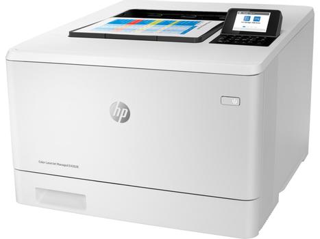 HP P Color LaserJet Managed E45028dn - Printer - colour - Duplex - laser - A4/Legal - 1200 x 1200 dpi - up to 27 ppm (mono) / up to 27 ppm (colour) - capacity: 300 sheets - USB 2.0, Gigabit LAN, USB 2.0  (3QA35A#B19)