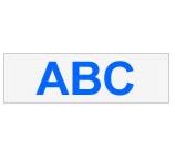 BROTHER Blue On Clear PTouch Ribbon 12mm x 8m - TZE133 (TZ-133)