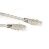 ACT Grey 1 meter LSZH U/UTP CAT5E patch cable with RJ45 connectors (IB 2001)
