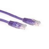 ACT Purple 2 meter U/UTP CAT5E patch cable with RJ45 connectors (IB 4702)