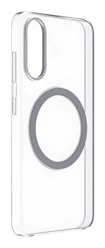 SAMSUNG Galaxy S25 Edge Clear Magnet Case (gjennomsiktig) Magnetstruktur for enkel feste, Qi2-sertifisert laderstøtte opptil 15W (GP-FFS937YCATW)