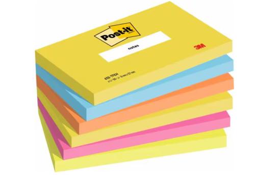3M Post-it Notisar 76x127 Energetic (6) (7100172314)