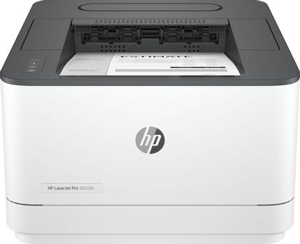HP P LaserJet Pro 3002dn - Printer - B/W - Duplex - laser - A4/Legal - 1200 x 1200 dpi - up to 33 ppm - capacity: 250 sheets - USB 2.0, LAN (3G651F#B19)