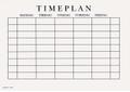 EMO Timeplan A5 gangetabell