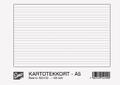 EMO Kartotekkort EMO A5 linjert 200g (100)