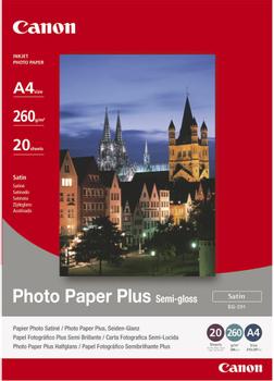 CANON SG-201 semi glossy photo paper inkjet 260g/m2 A4 20 sheets 1-pack (1686B021)