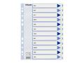ESSELTE Register ESSELTE A4 plast des-jan hvit