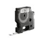 DYMO LABEL CASSETTE 9MM X 7M BLACK ON WHITE D1 TAPE