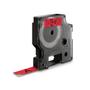 DYMO D1 12mm tape black/red
