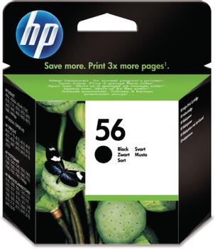 HP 56 Black Original Ink Cartridge (C6656AE)