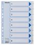 ESSELTE Register ESSELTE A4 plast 1-8 blå/hvit