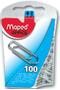MAPED Binders MAPED 25mm sølv (100)