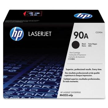 HP 90A svart LaserJet-tonerkassett,  original (CE390A)