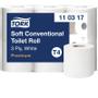 TORK Toiletpapir Tork Premium Extra Soft T4 3-lags Hvid Sæk/7x6