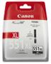 CANON n CLI-551 BKXL - 6443B001 - 1 x Black - High Yield - Ink tank - For PIXMA iP8750,iX6850,MG5550,MG5650,MG5655,MG6450,MG6650,MG7150,MG7550,MX725,MX925