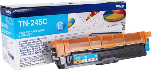 BROTHER TN245C - High Yield - cyan - original - toner cartridge - for Brother DCP-9015, DCP-9020, HL-3140, HL-3150, HL-3170, MFC-9140, MFC-9330, MFC-9340 (TN-245C)